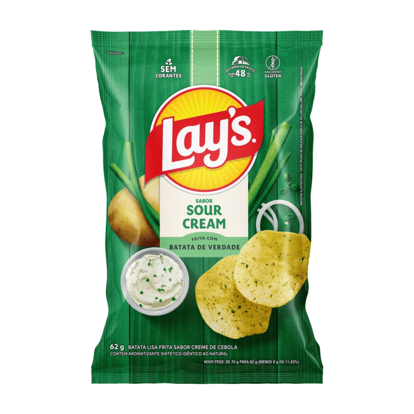 Lay's Sour Cream Batata Frita