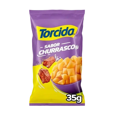Salgadinho Churrasco Torcida 35g